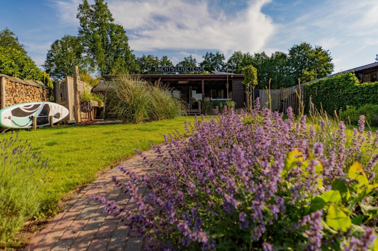 Drents Genieten - Lavendelheide Met Uitzicht Op Het Water Erm Zewnętrze zdjęcie